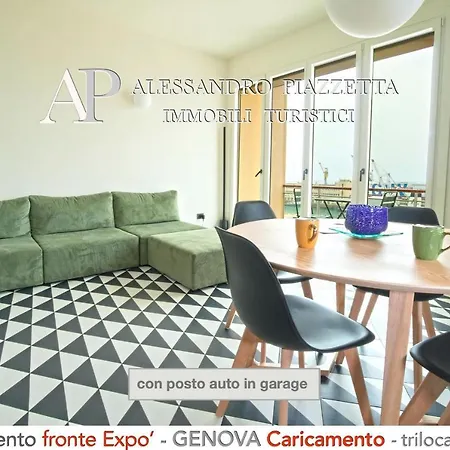 Cavour Luxury Sea View Apartment Genoa