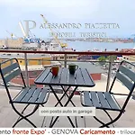 아파트 Cavour Luxury Sea View 제노바